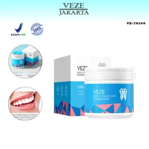 BPOM Veze Bubuk Pemutih Gigi Pasta Gigi Pembersih Gigi Terang Pembersih Gigi Kebersihan Mulut Menghilangkan Plak Perawatan Bubuk Gigi Bernoda - FZ78266 pemutih gigi kuning dan berkerak mouthwash Gusi pastagigi alami