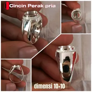 Cincin perak pria model simpel minimalis terbaru Style Rings