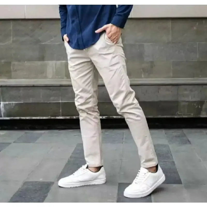 CELANA PANJANG PRIA Slim fit Panjang Kerja kantor Santai Liburan Cowok Gentleman Boy size 27 - 38