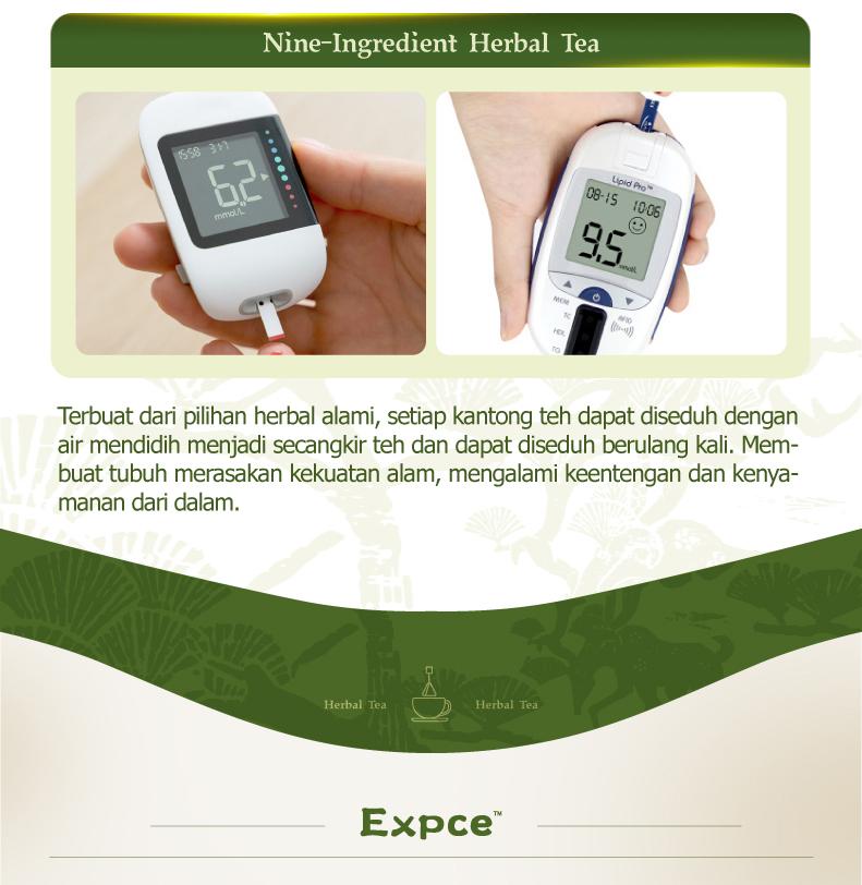 Expce Teh Herbal 12 Sachet, Segar Alami, Relaksasi Setiap Hari