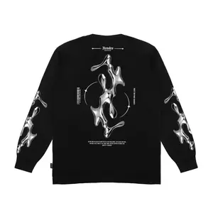 Hemdev Tshirt Longsleeve Carry Out Black Tees Katun