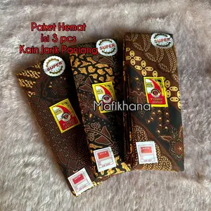 Isi 3 pcs Kain Batik Jarik Podo Joyo Bawahan Kebaya & Persalinan