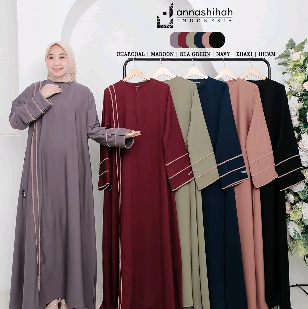 COD Annashihah | Abaya gamis yasmin | Ootd fashion muslim Syari | yoris best premium