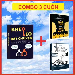 Sách - Combo Khéo Léo Bắt Chuyện + Biến Giao Tiếp Thành Thế Mạnh + Từ Chiến Thuật Tới Chiến Thắng (Combo & Có Lẻ)