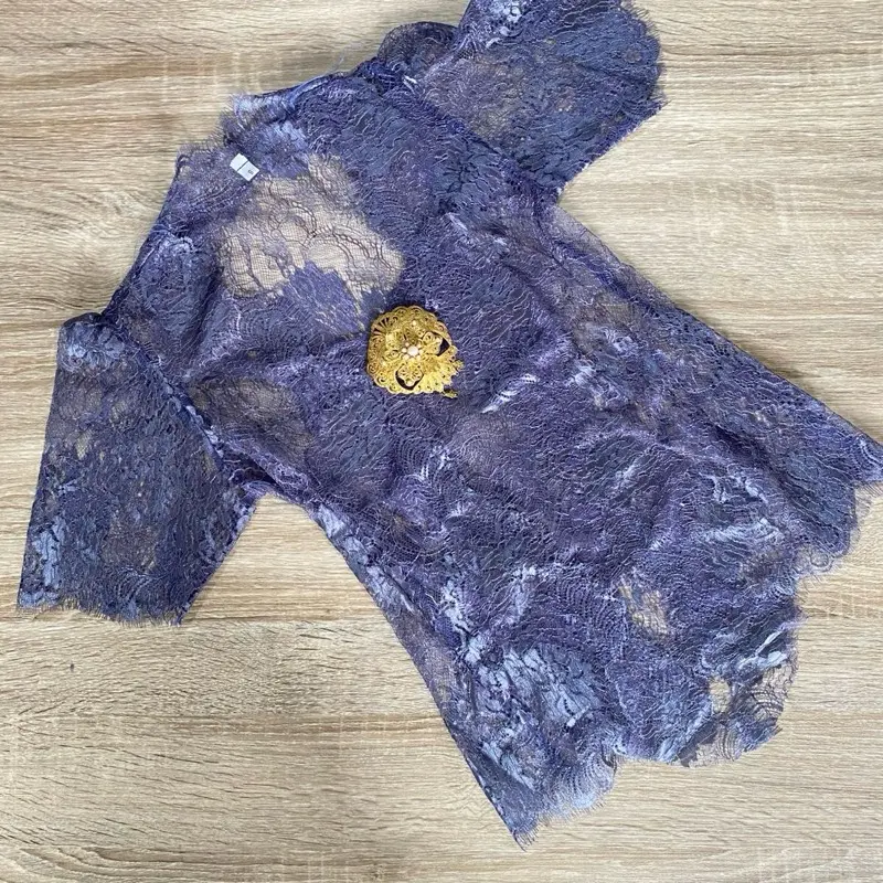 Kebaya Brokat Lengan Pendek