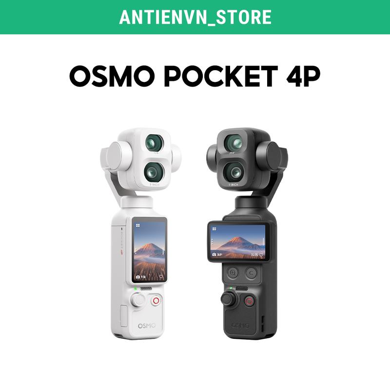 DJI Osmo Pocket 4P | Camera kép linh hoạt, Zoom 12x, Dynamic Range 17 stop, nhỏ gọn quay video 4K