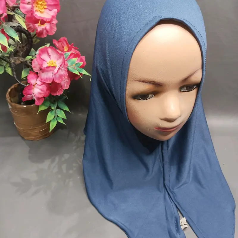 HIJAB ANAK SEGITIGA INSTAN JERSEY //HIJAB BERGO ANAK INSTAN BAHAN JERSEY 5