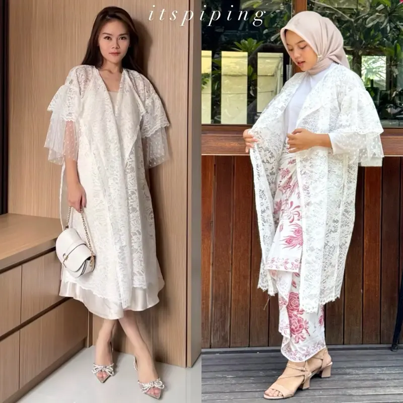 AKSA VEST BRUKAT | Vest Brukat Vintage | Outer Brukat | Baju Kondangan 2