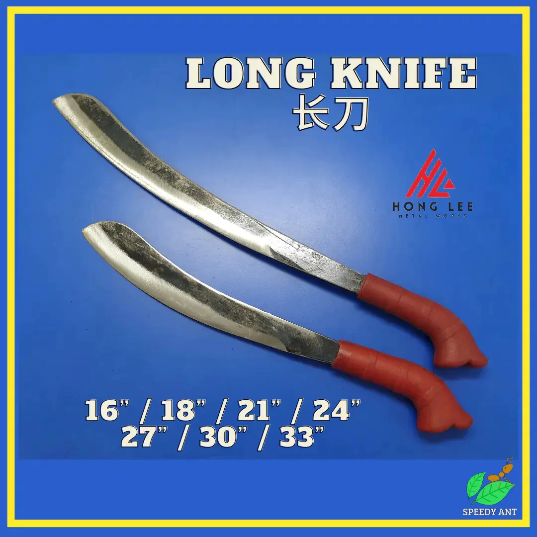 Long Knife Pisau Dapur Pisau Kayu Pisau Pokok Pisau Rumput  16” / 18” / 21” / 24” / 27” / 30” / 33”