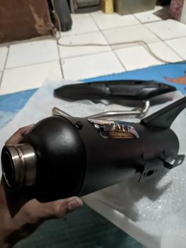 Product Review of Knalpot Copy Cms Moncong SHIJIRO original Vin Project fullsistem motor vario 125/150 beat scoopy mio nmax aerox pcx suara bass adem gerung Foto Kendaraan Motorcycle from W**a S**e 0