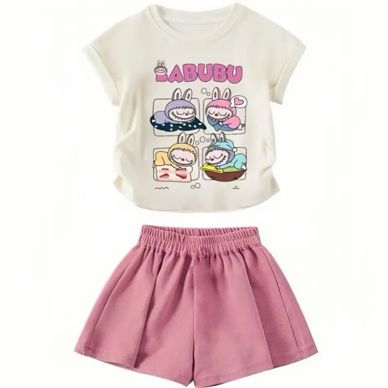 Setelan Anak Perempuan Usia 1-5 Tahun / Baju Anak Cewek Viral Terbaru Bunda Parsel set elan an akce wek ±3-4th m 9-10 tahun korean labubu 5