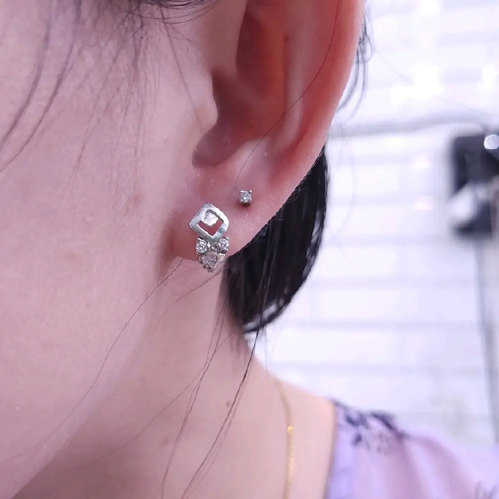 Anting Jepit Perak 925.Anting Variasi Anting Jepit Perak 925.Anting Variasi