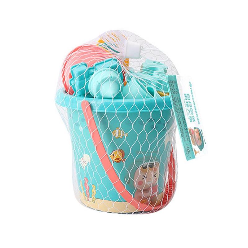 Product Introduction of 18Pcs/Set Travel Beach Toys Kids Beach Toys Set With Sand Rake Watering Can Bucket Shovels Rakes Models Play Tools 19