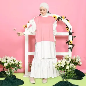 Loamor Delina Vest Tunik - Outer Midi - Outer Tali - Luaran Wanita Kekinian