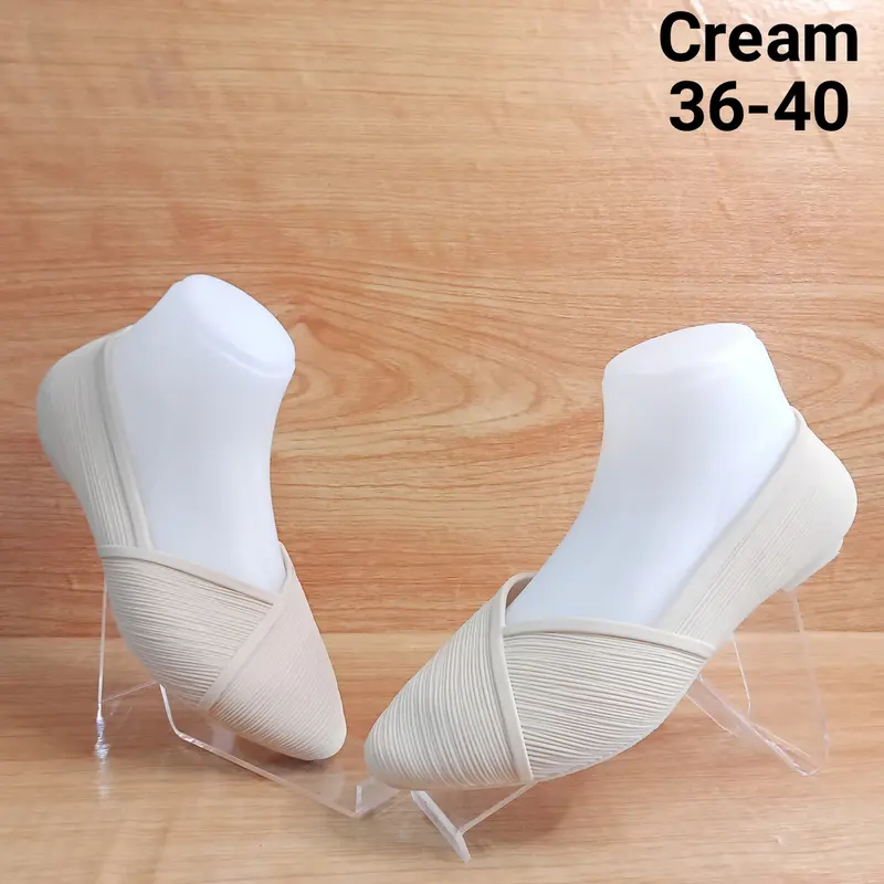 (COD) Sepatu Flat Shoes Jelly Wanita Porto XEM Karet Kerja 0