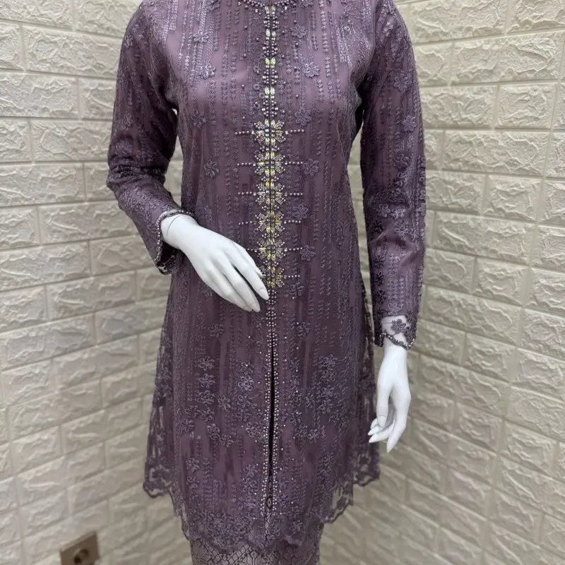Kebaya Mazura 2 bahan tile premium 7
