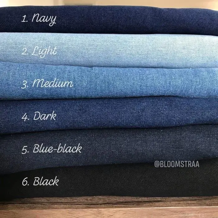 Kain Blue Jeans/Bahan Celana/Jaket/Overoll Dll Terlaris