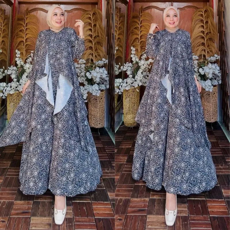 Ainaya Setelan Kulot dan kardigan by Ohc setelan celana kulot pallazo ,long outer Cantik 3