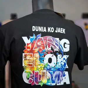 Da Panjul Store - KAOS PRIA Lengan PENDEK SABLON + TULISAN/ KATA-KATA, BAHAN KATUN Combed 24s Baju Distro Oblong Dewasa Tshirt