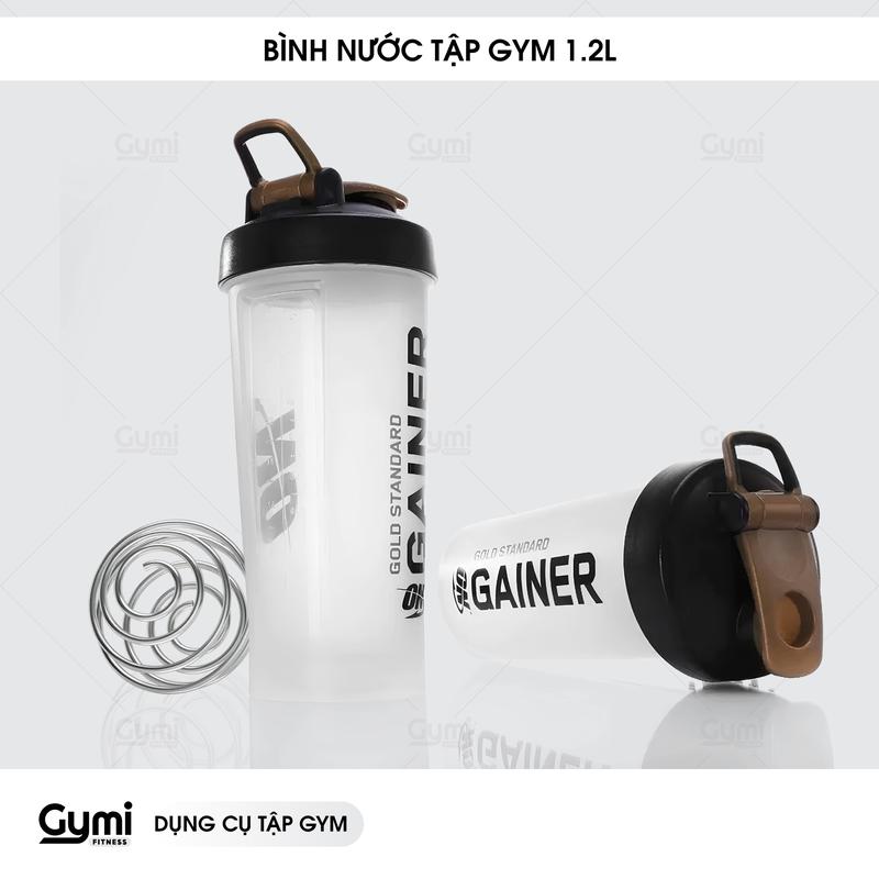Bình Nước Tập Gym 1,2L - Chai Nước Thể Thao - Binh1.2L