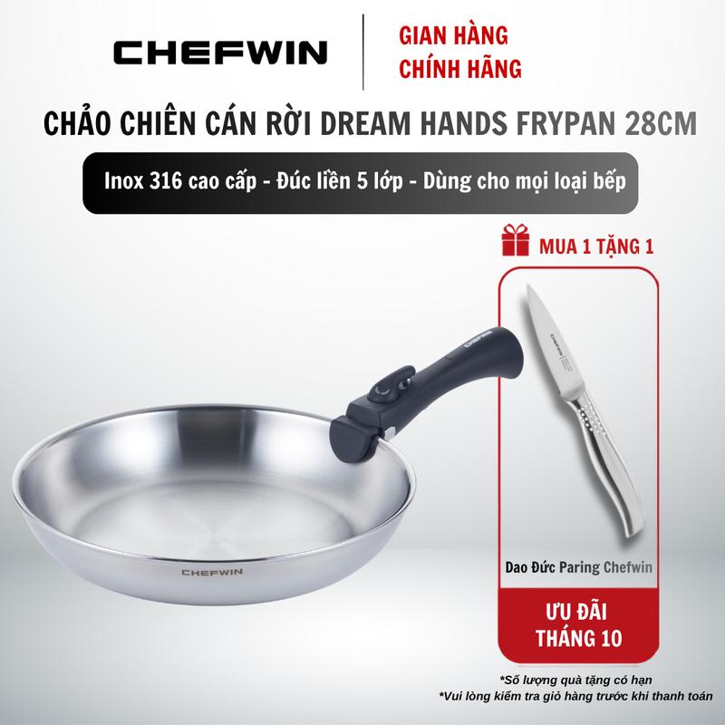 Chảo chiên tay cầm rời Dream Hands Frypan 28cm