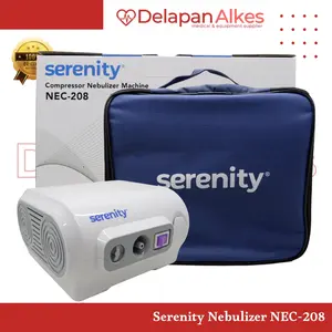 Serenity / OneHealth Nebulizer Compressor NEC-208 Digital NB-30 Alat Uap Bantu Pernafasan Nebu Asma