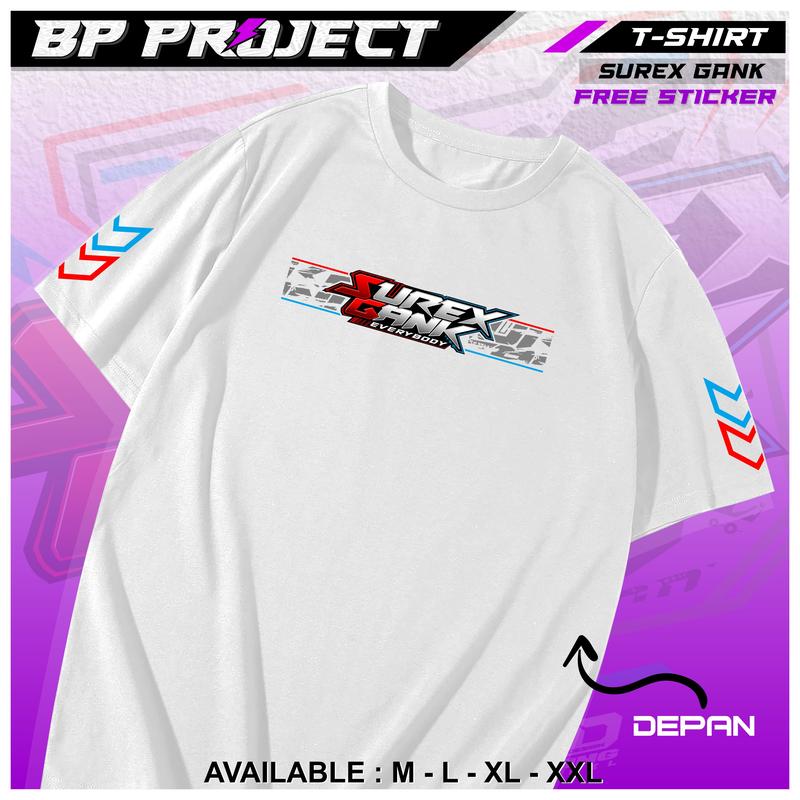 Kaos Surex Gank Supermoto Herrex Gank Driver CRF KLX Dtracker KTM Distro Cutton Combed 30s Pria Wanita - Baju, Katun 6