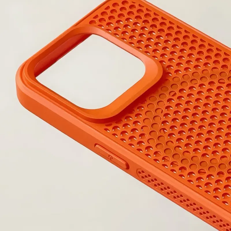 Premium Anti Heat Magsafe Case iPhone 11 12 13 14 15 pro max 14 15 plus Pendingin Mesh silikon Casing iPhone 15 14 13 12 11 pro max 14 15 plus Shockproof 6