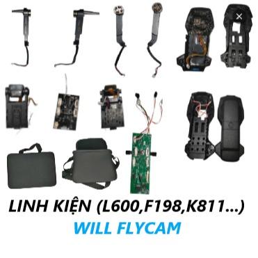 Càng và Linh kiện FLycam K811 F198 L600 pro max...Túi đựng và Phụ kiện Drone
