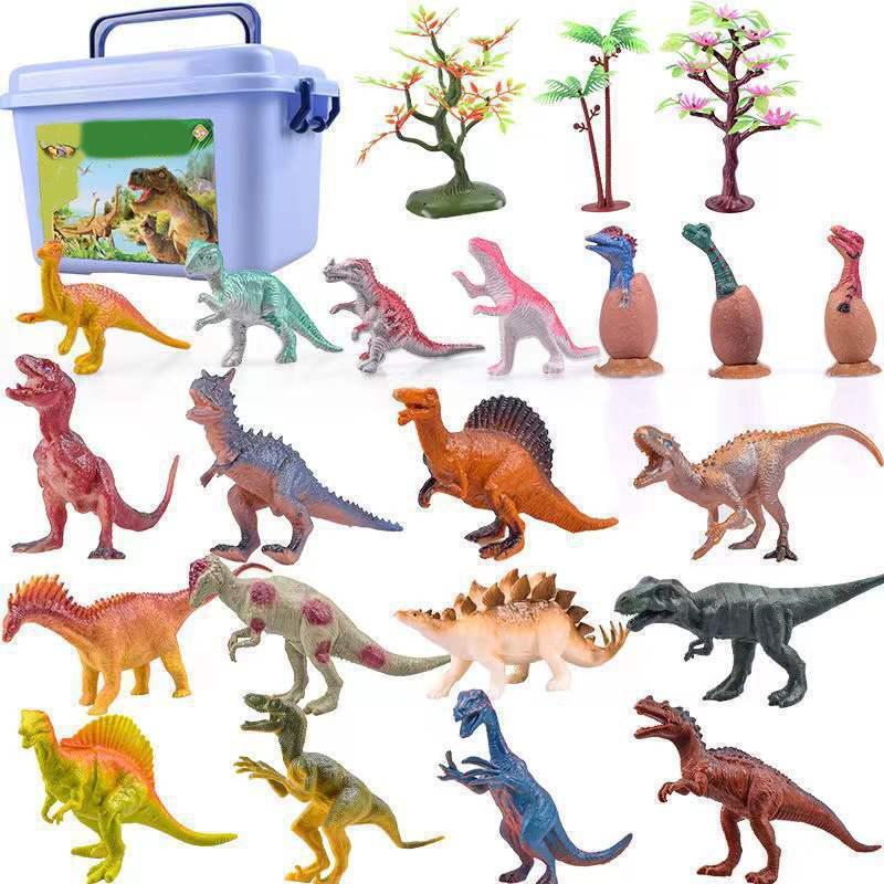 Product Introduction of [COD]Paket Dunia Dinosaurus Tyrannosaurus Rex Besar Dunia Dinosaurus Mainan Anak Laki-laki dan Perempuan Model Plastik Simulasi Toy 14