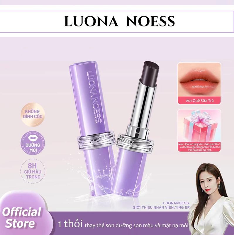 【HOT SALE Son Môi Ma Thuật Màu Đen Dưỡng Ẩm Và Nuôi Dưỡng Không Dính Vào Kính Bảo Vệ Môi Bán Chạy