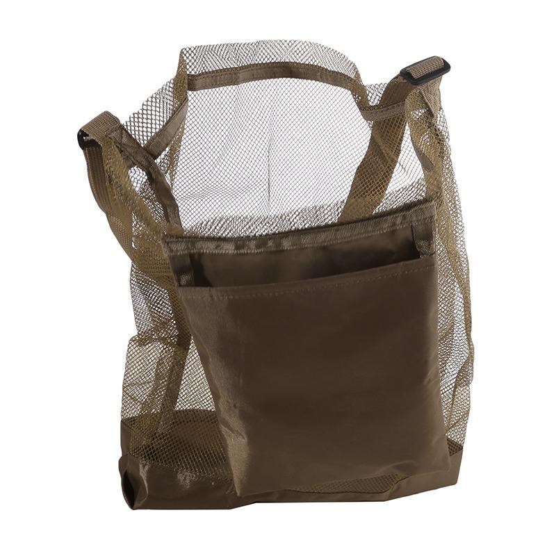 Product Introduction of 1PC Outdoor Orchard Picking Mushroom Bag Fruit Picking Bag Foldable Large Capacity Mesh Bag Field Satchel 19