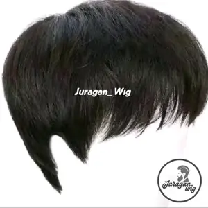 Wig Rambut Palsu Pria Pendek wig pria korea