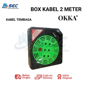Box Kabel Roll Kabel 2m Cordlink Kabel Tembaga Asli plugs