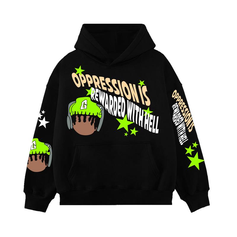 Product Introduction of Hoodie Jemper Oversize Crackedattic Cotton Fleece Unisex Pria Wanita 10