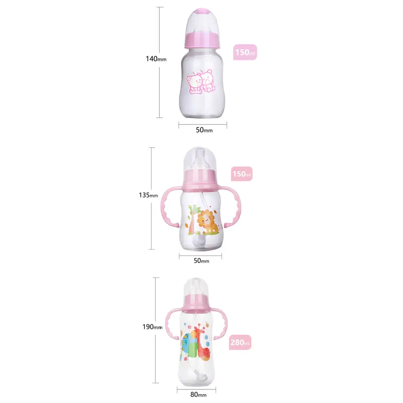150ml Standard Bottle Dot Nipple Susu FREE Botol Dot Sillicone Nipple Botol Susu Bayi Assorted Standard XM-002 Accessories Minum 8