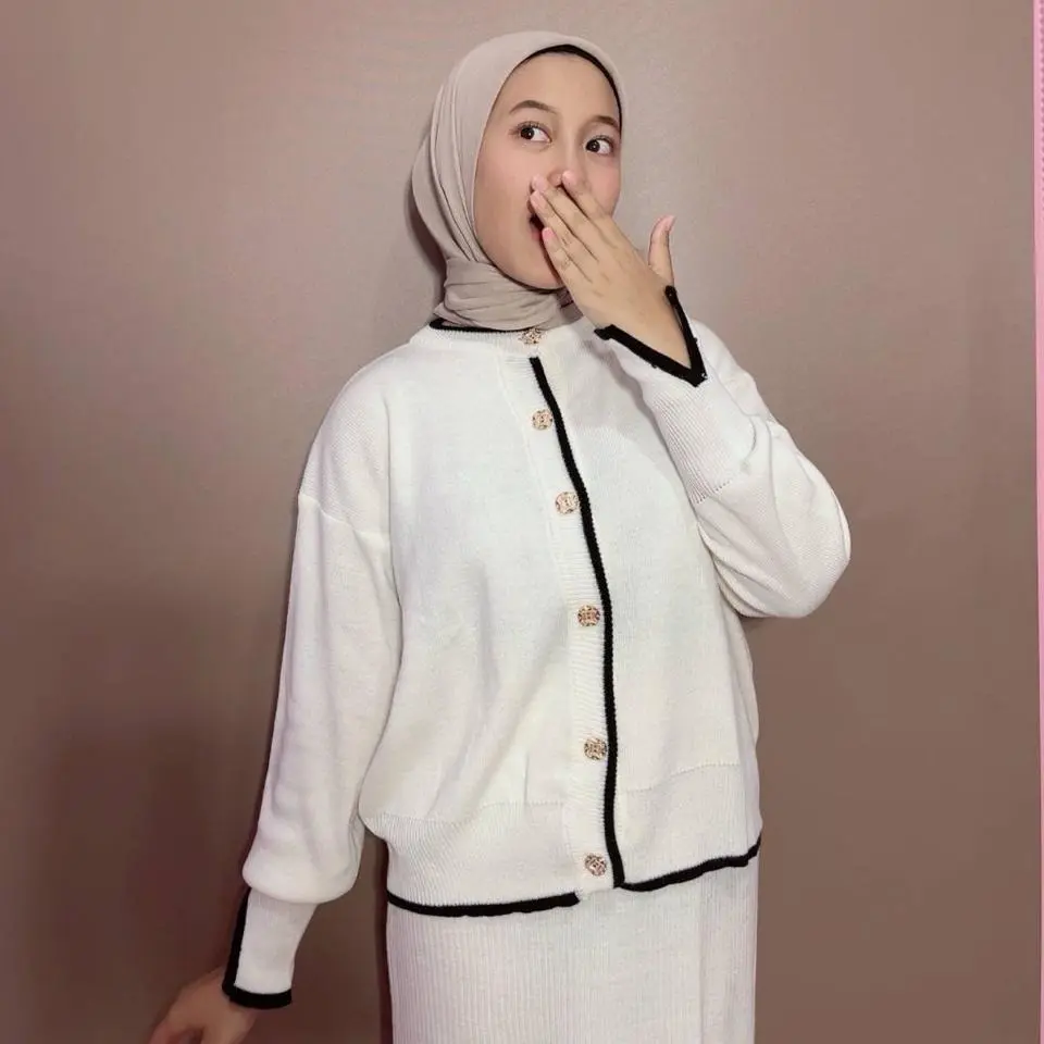 JASMIENSTORE - ALEA PREMIUM - CARDIGAN RAJUT - CARDIGAN RAJUT PREMIUM - OOTD WANITA Nyaman Panjang Remaja Tangan