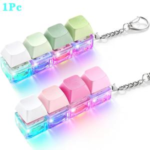 Juguete fidget de teclado que se ilumina, clicador de teclado con sonido y silencioso, juguetes fidget silenciosos para adultos, regalos para aliviar el estrés, mejora la concentración y reduce la ansiedad