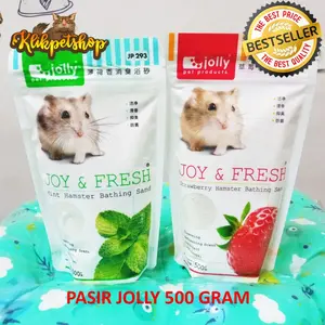 Pasir Mandi Hamster Wangi Jolly Kesayangan 500 gram