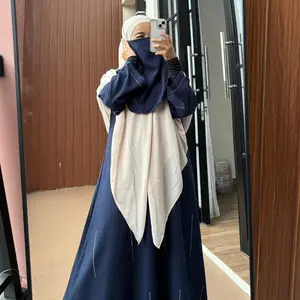 ABAYA TURKEY CADAR GAMIS PREMIUM Bahan Sabrina Anti UV Desain Elegan Perlindungan UV Terbaik untuk Kegunaan Sehari-hari