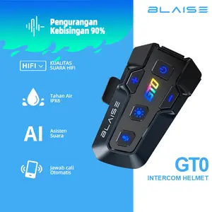 Headset Helm Viral BLAISE GT0 Suara Jernih Anti Air Garansi 365 Hari Cocok Buat Ojol & Sunmori