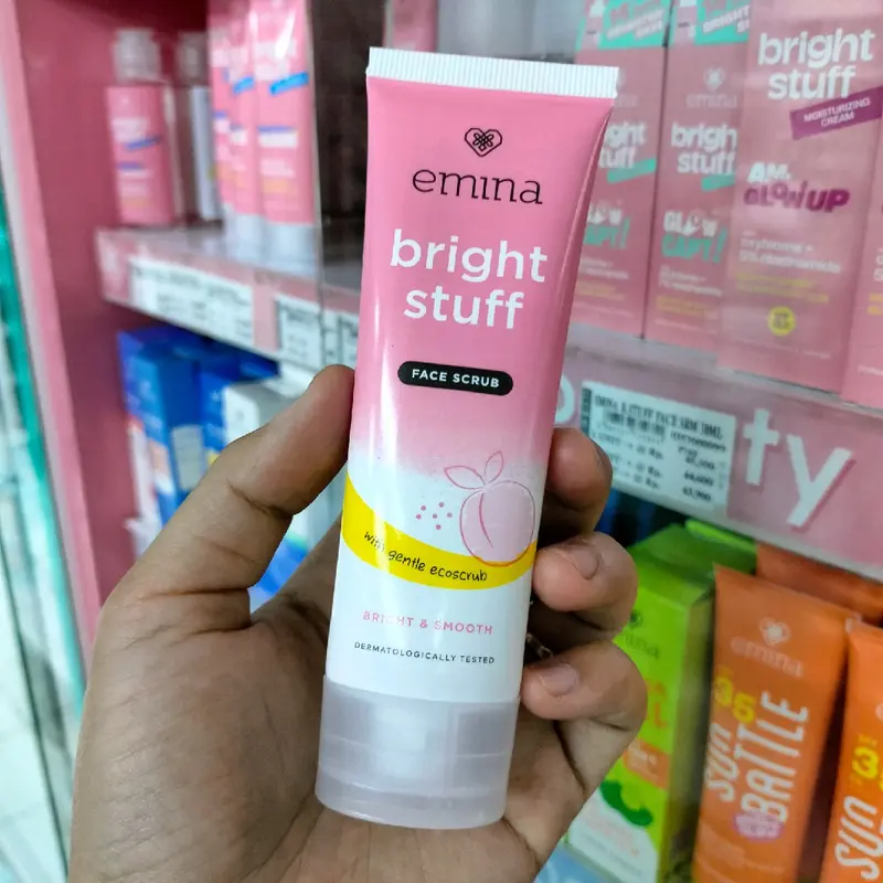 emina brightstuff face wash oxybiome 2