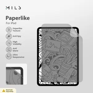 MILS Privacy Paper Like / Paperfeel Anti Spy Screen Protector iPad 7 8 9 10 Pro 11 2021 M1 2022 M2 Air 4 5 Mini 5 6 8.3 9.7 10.2 10.5 10.9 11 12.9 M4 2023 2024 - PLPV