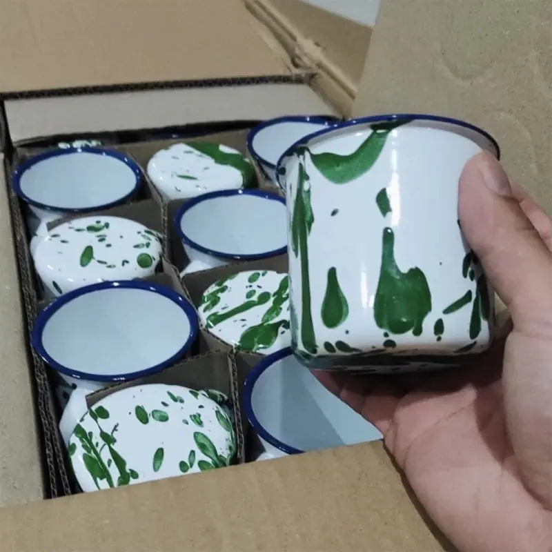 GELAS ANTIK || GELAS STAINLESS || GELAS ENAMEL BLIRIK || MUG ANTIK || GELAS TEH KOPI 2