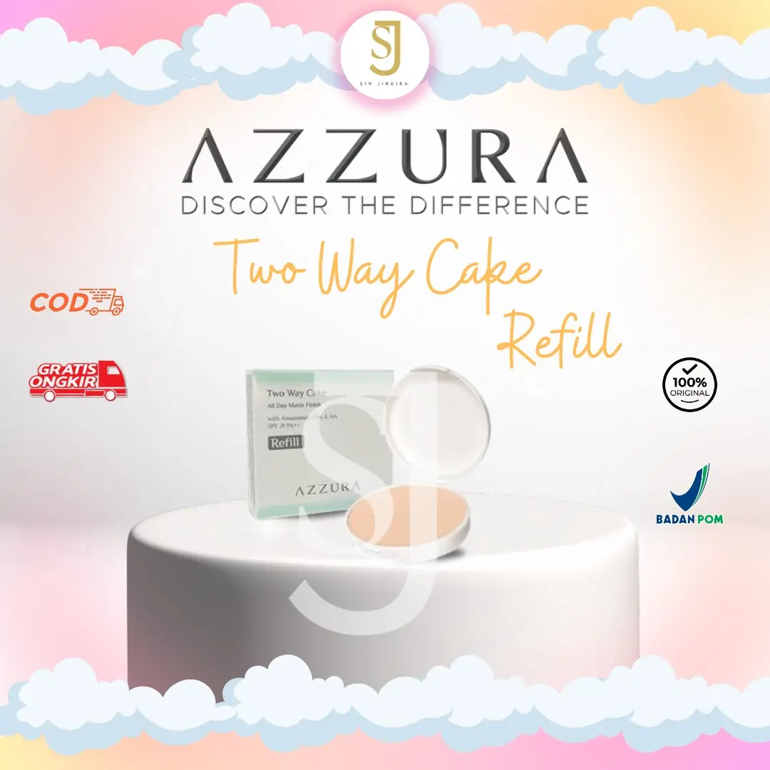 AZZURA Two Way Cake 12g - Refill