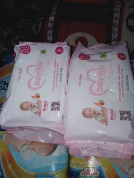 Product Review of [ PAKET 6 PCS ] TISSUE BASAH WETKINS BABY PINK DAN BLUE 50 SHEET 50 LEMBAR from F**a 0