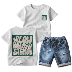 Setelan Anak Laki Laki Terbaru Usia 1-12 Tahun Baju Anak Laki Laki Celana Jeans Fashion Baju Anak Laki Laki