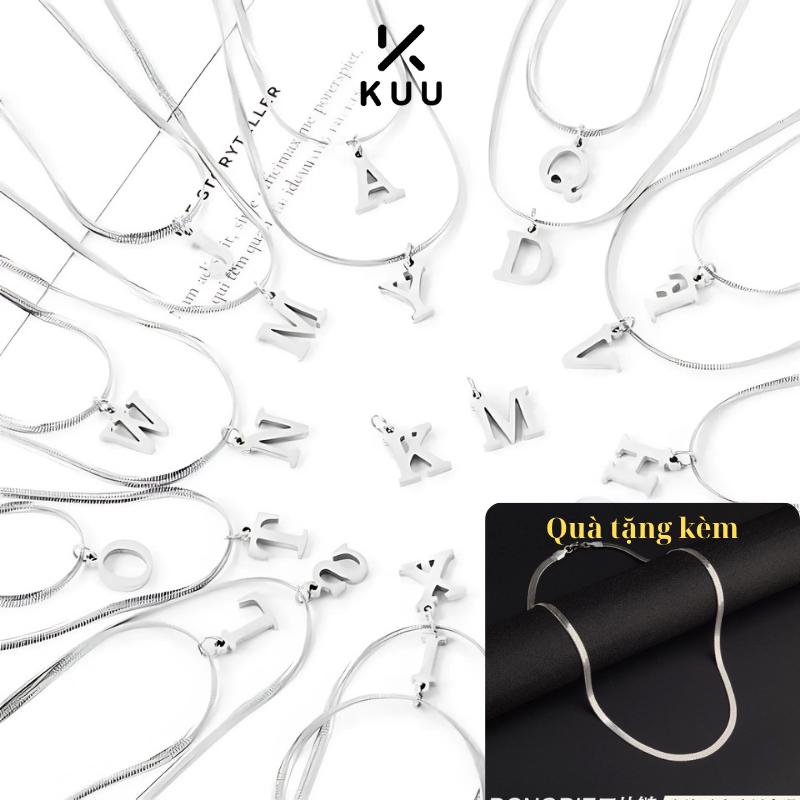 Vòng Cổ Chữ Tiếng Anh, Chất Liệu Thép Không Gỉ, 2 màu Bạc,Vàng, Dành cho nam nữ, 26 Chữ Cái, Vòng Cổ Mặt Dây Chuyền Chữ Cái, Phụ Kiện Trang Sức Thời Trang