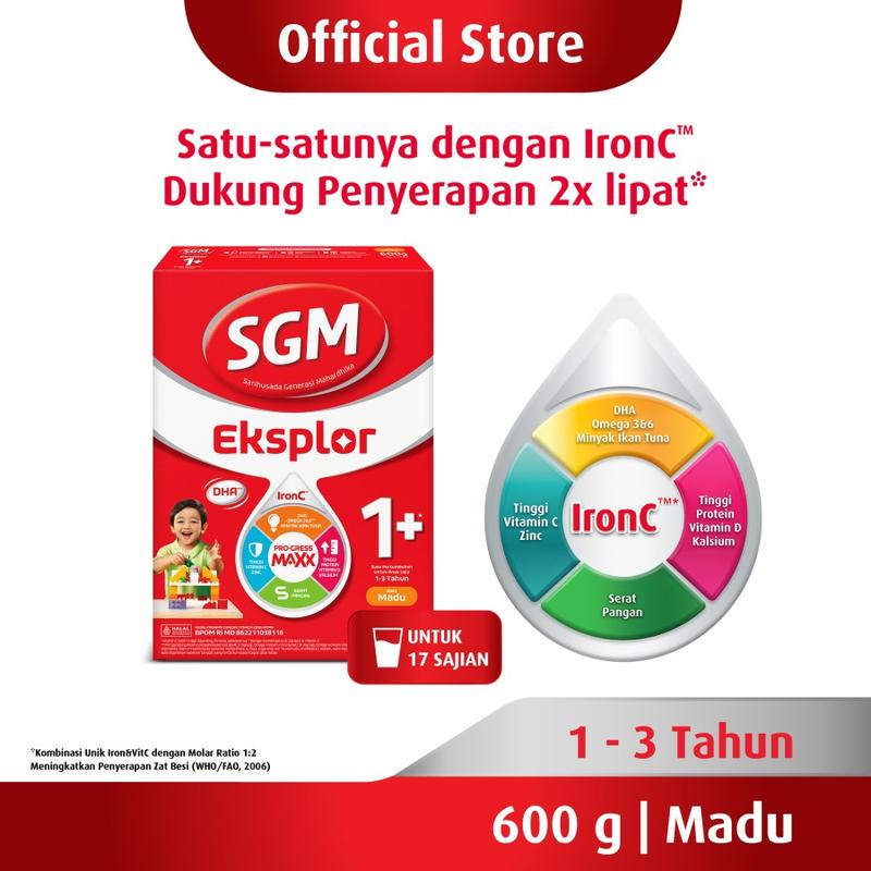 SGM EKSPLOR 1+ 600GR MADU ATAU VANILA 0