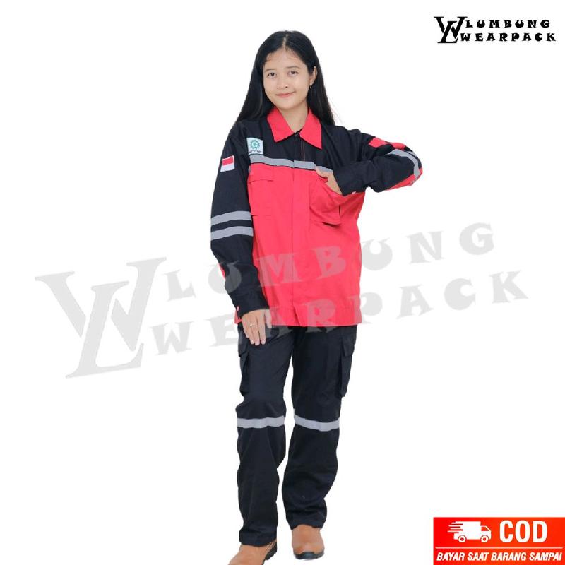 SETELAN WEARPACK SAFETY WARNA KOMBINASI 3